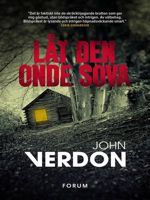 cover image of Låt den onde sova